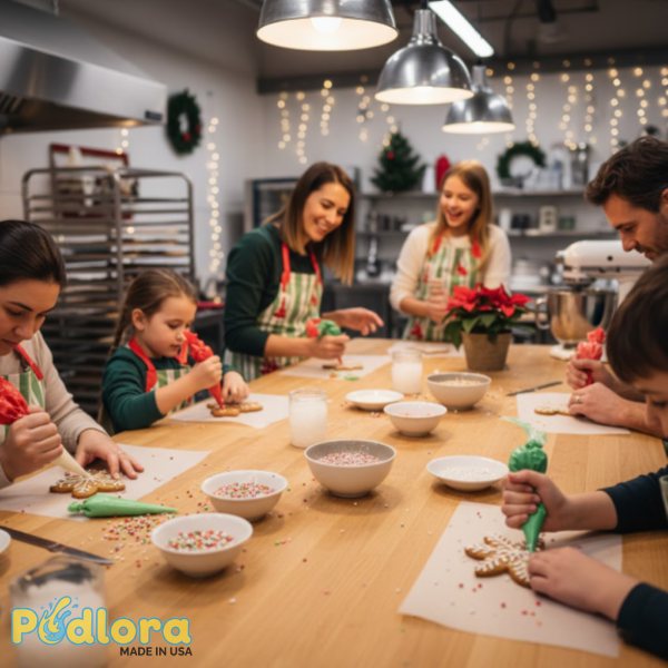 Christmas Baking Class Mother Daughter Activity