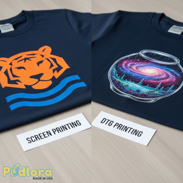 DTG Versus Screen Printing Comparison DTG Versus Screen Printing Comparison