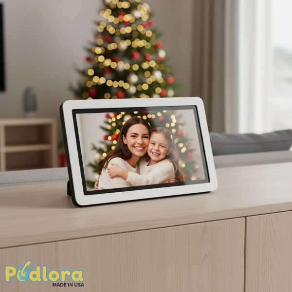 Digital Photo Frame Christmas Family Pictures Display Screen