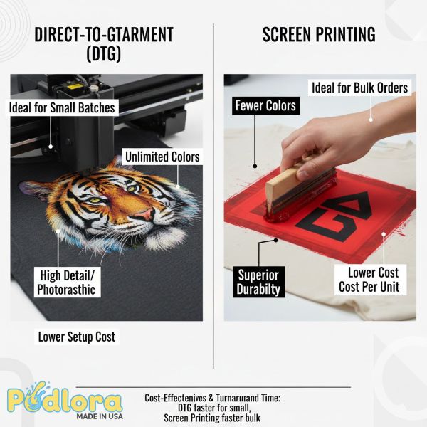 Direct To Garment And Screen Printing Differences Direct To Garment And Screen Printing Differences