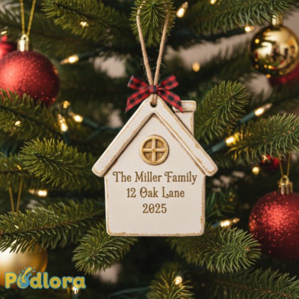 First Christmas New Home Ornament Personalized