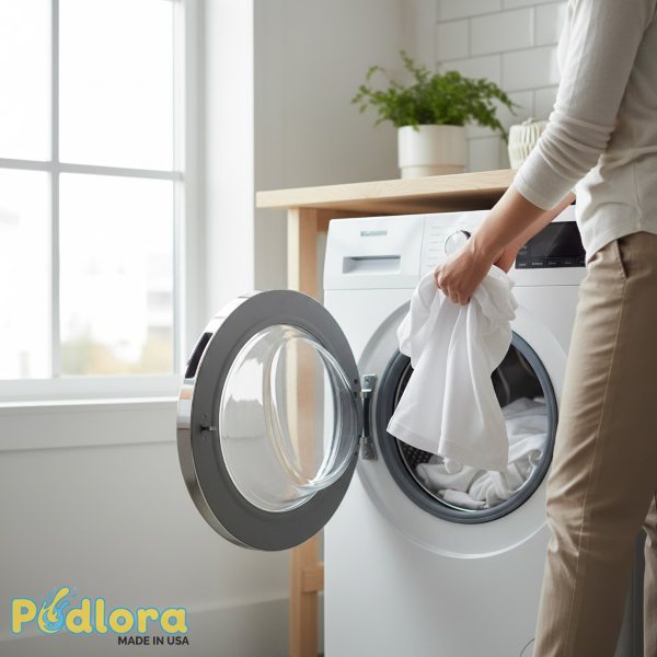 Loading White T Shirts Washing Machine Properly