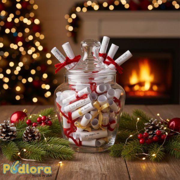 Memory Jar Holiday Wishes Christmas Gift