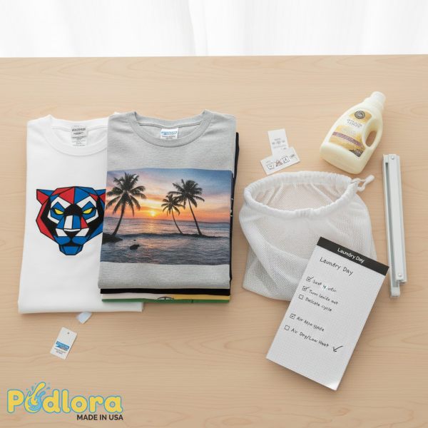 Organized Laundry Care Routine For Printed Shirts Organized Laundry Care Routine For Printed Shirts