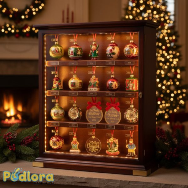 Ornament Display Stand Family Christmas Memories