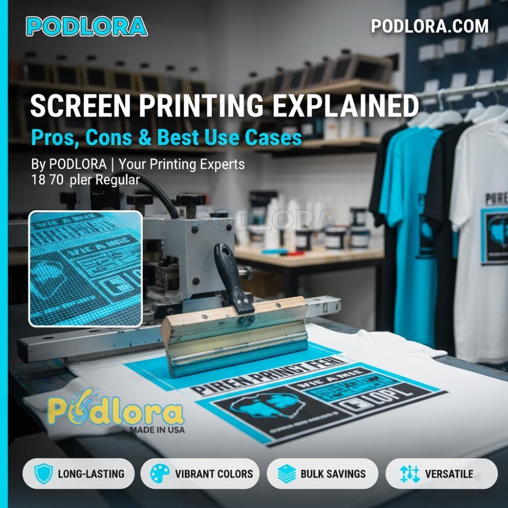 Screen Printing Explained Pros Cons and Best Use Cases 1 Screen Printing Explained Pros Cons and Best Use Cases