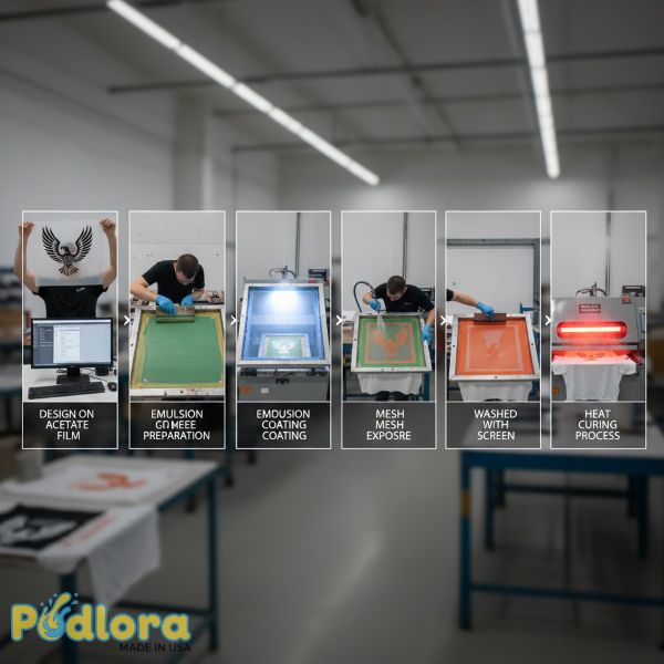 Screen Printing Step By Step Workflow Screen Printing Step By Step Workflow