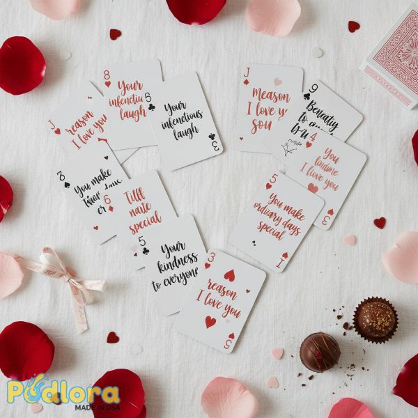 52 Reasons I Love You Playing Cards