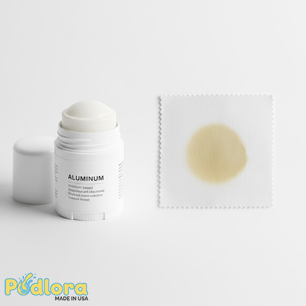 Aluminum Antiperspirant Causing Fabric Discoloration Aluminum Antiperspirant Causing Fabric Discoloration