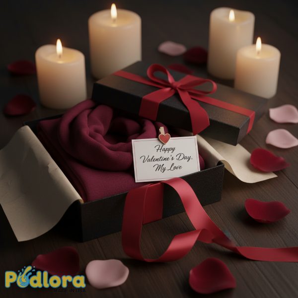 Cashmere Scarf Burgundy Valentines Gift