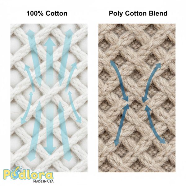 Cotton Fabric Breathability Air Circulation Comparison Cotton Fabric Breathability Air Circulation Comparison