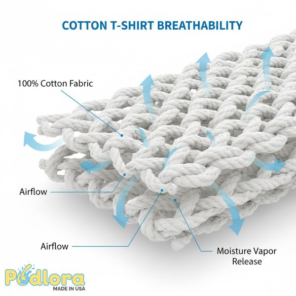 Cotton T Shirt Breathability Air Flow Diagram Cotton T Shirt Breathability Air Flow Diagram