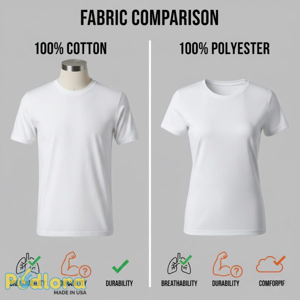 Cotton Vs Polyester T Shirt Fabric Comparison Cotton Vs Polyester T Shirt Fabric Comparison