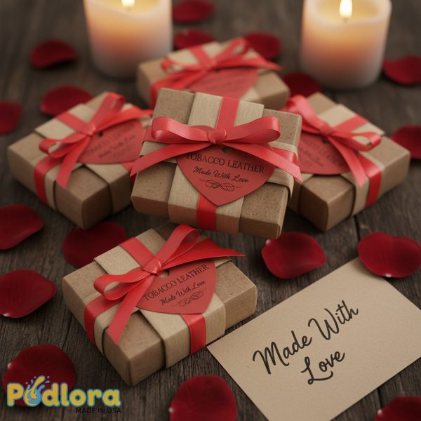 Handmade Tobacco Leather Soap Valentine