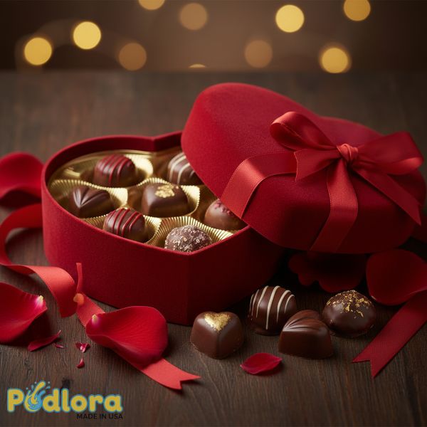 Heart Shaped Chocolate Box Valentine