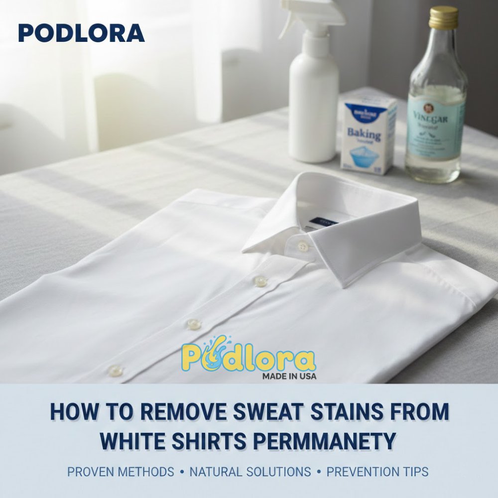 How to Remove Sweat Stains from White Shirts Permanently 3 How to Remove Sweat Stains from White Shirts Permanently