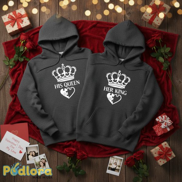 Matching Couple Hoodies Valentine Gift