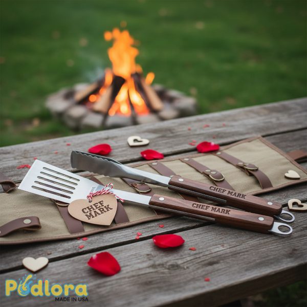 Personalized BBQ Tool Set Engraved