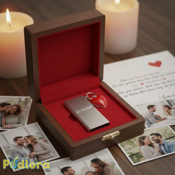 Personalized Metal USB Drive Gift Him