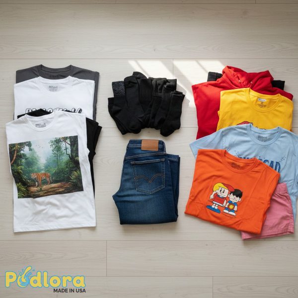 Sorting Printed Shirts By Color For Laundry Sorting Printed Shirts By Color For Laundry