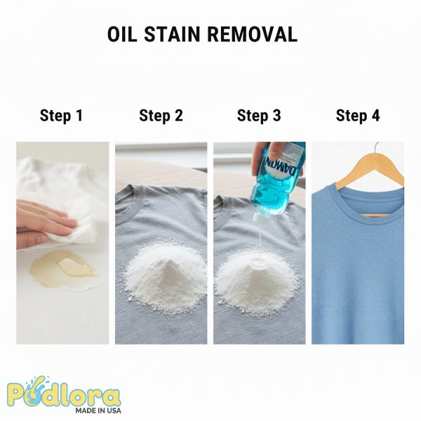 Step By Step Visual Guide Oil Stain Removal Step By Step Visual Guide Oil Stain Removal