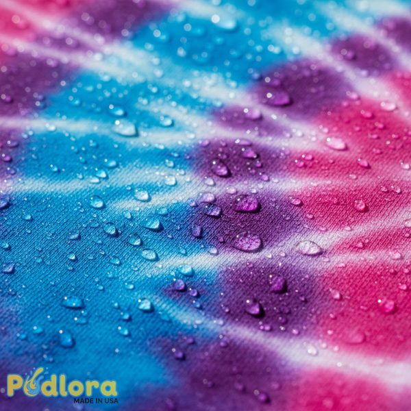 Tie Dye Shirt Color Bleeding Prevention Close Up