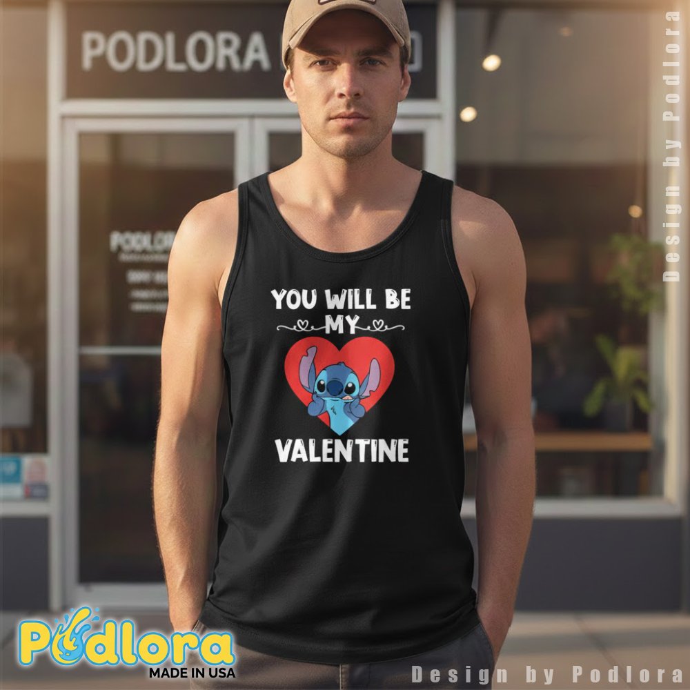 You Will Be My Valentine Stitch Tanktop Valentines Day Gift You Will Be My Valentine Stitch Tanktop Valentines Day Gift